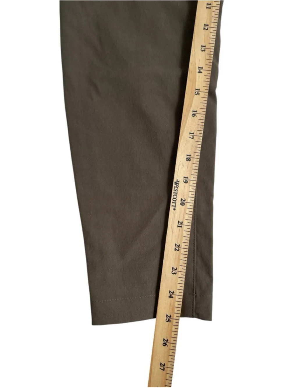 Outlier Pants Size 28X25 Strong Dungarees Strongtwill Dark Olive Brown Unisex